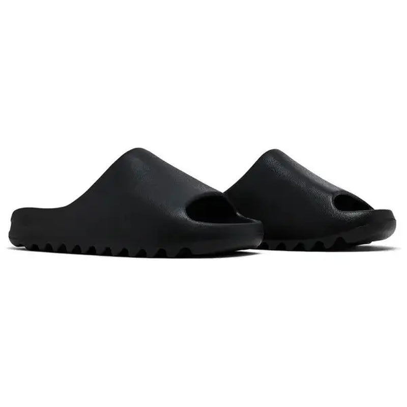 YZY YS-01 Black Minimalist Slide with EVA Foam Construction & Anatomical Footbed for Everyday Wear