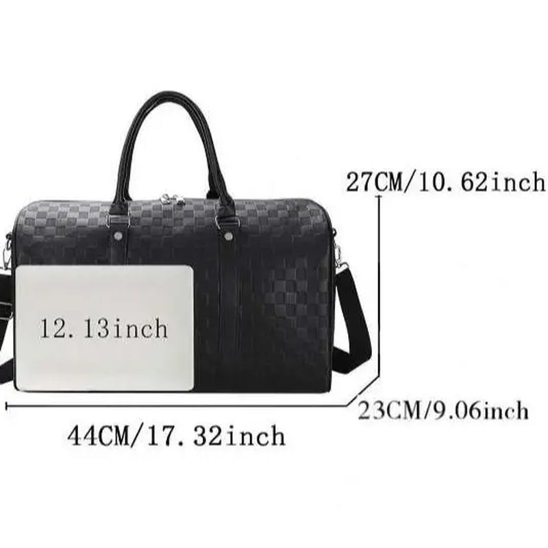 Durable Spacious Weekender Duffel Bag - Lightweight with Toiletry Bag for Women & Men, Ideal Overnight Handbag for Gym Workouts & Weekend Getaways
