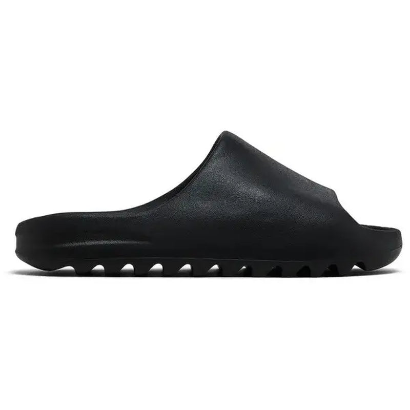 YZY YS-01 Black Minimalist Slide with EVA Foam Construction & Anatomical Footbed for Everyday Wear