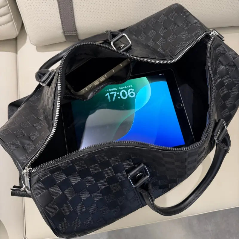 Durable Spacious Weekender Duffel Bag - Lightweight with Toiletry Bag for Women & Men, Ideal Overnight Handbag for Gym Workouts & Weekend Getaways