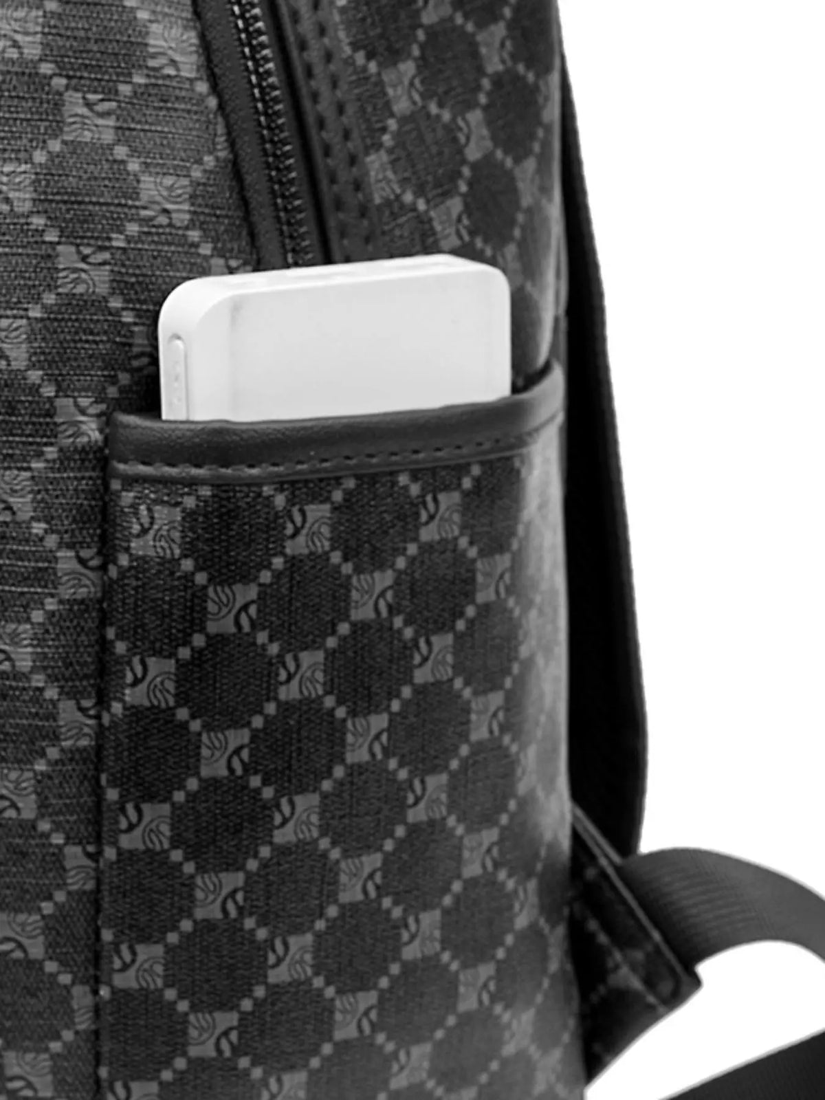 Large Capacity Circle Pattern Backpack, Simple Fashion Casual Men'S Backpack, Ideal for Students, Office Commute, Short Trips & Travel