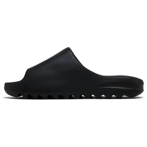 YZY YS-01 Black Minimalist Slide with EVA Foam Construction & Anatomical Footbed for Everyday Wear