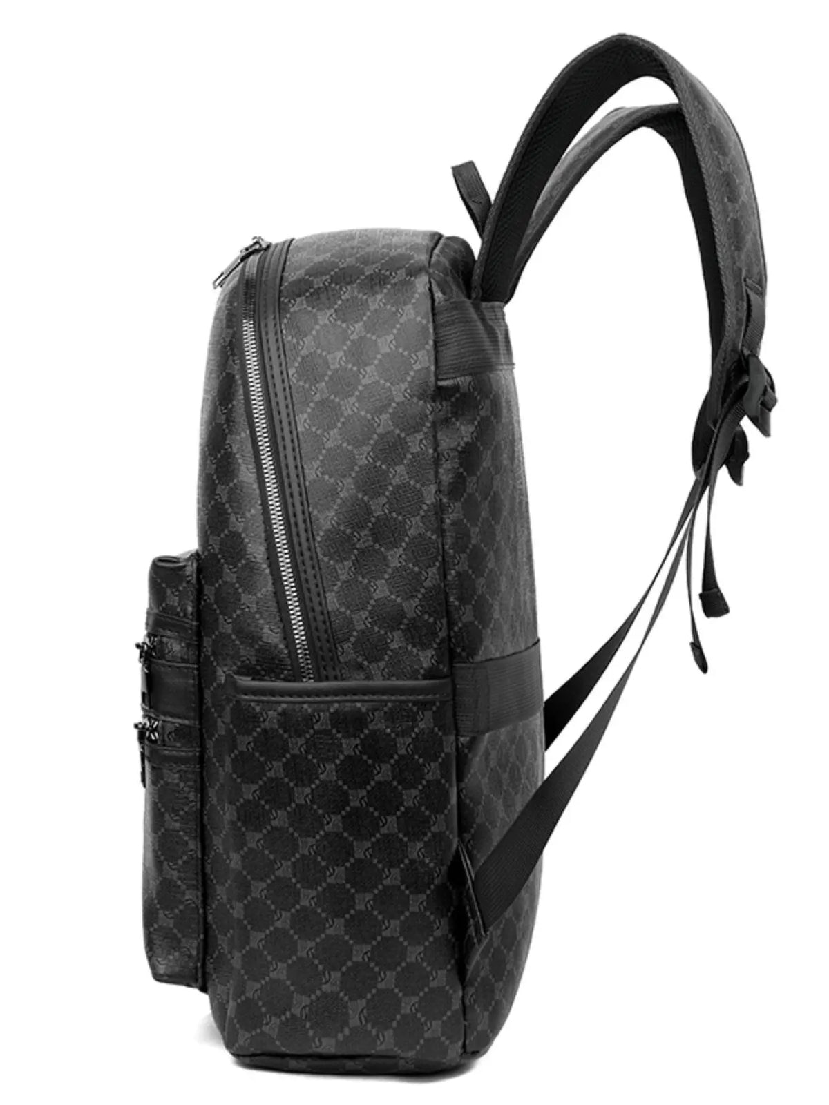 Large Capacity Circle Pattern Backpack, Simple Fashion Casual Men'S Backpack, Ideal for Students, Office Commute, Short Trips & Travel