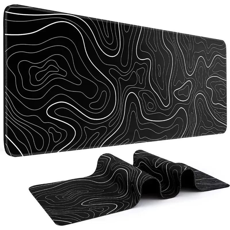 Topographic Gaming Mouse Pad - Premium Desk Setup Mat