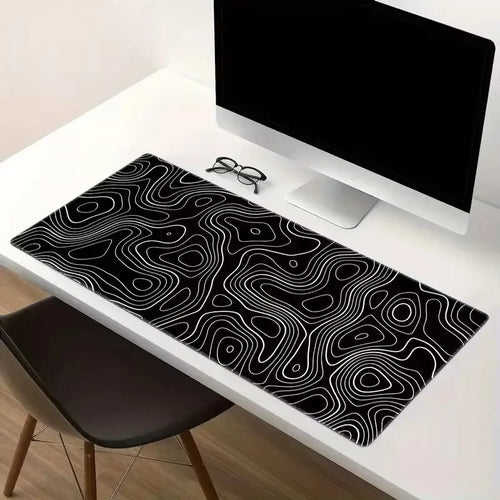 Topographic Gaming Mouse Pad - Premium Desk Setup Mat