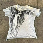Y2K Gothic Oversized Graphic T-Shirts | Premium Streetwear Tee