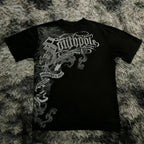 Y2K Gothic Oversized Graphic T-Shirts | Premium Streetwear Tee