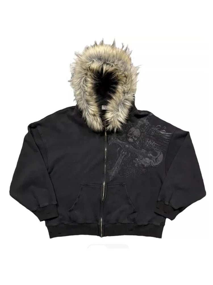 Eclipse Faux Fur Hoodie