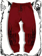 Men's Gothic Streetwear Jogger Pants – Graphic Hip Hop Cargo Sweatpants