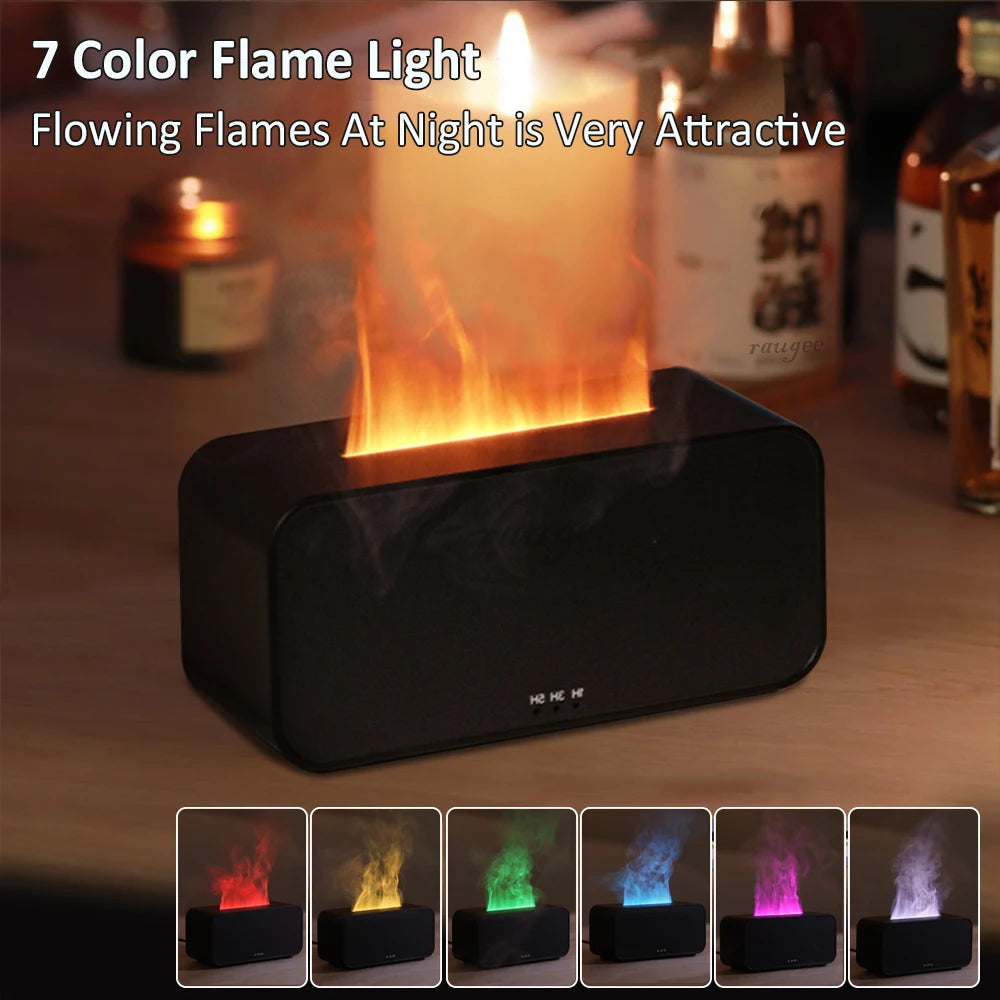 Zotion Flame Aroma Diffuser - LED Essential Oil Humidifier