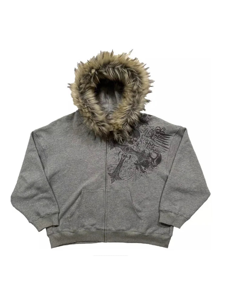 Eclipse Faux Fur Hoodie