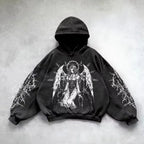 Y2K Gothic Graphic Oversized Hoodie | Premium Streetwear Collection