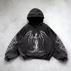 Y2K Gothic Graphic Oversized Hoodie | Premium Streetwear Collection