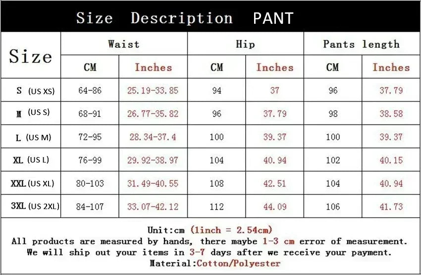 Men's Gothic Streetwear Jogger Pants – Graphic Hip Hop Cargo Sweatpants