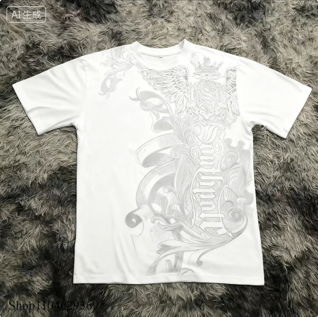 Y2K Gothic Oversized Graphic T-Shirts | Premium Streetwear Tee