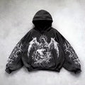 Y2K Gothic Graphic Oversized Hoodie | Premium Streetwear Collection