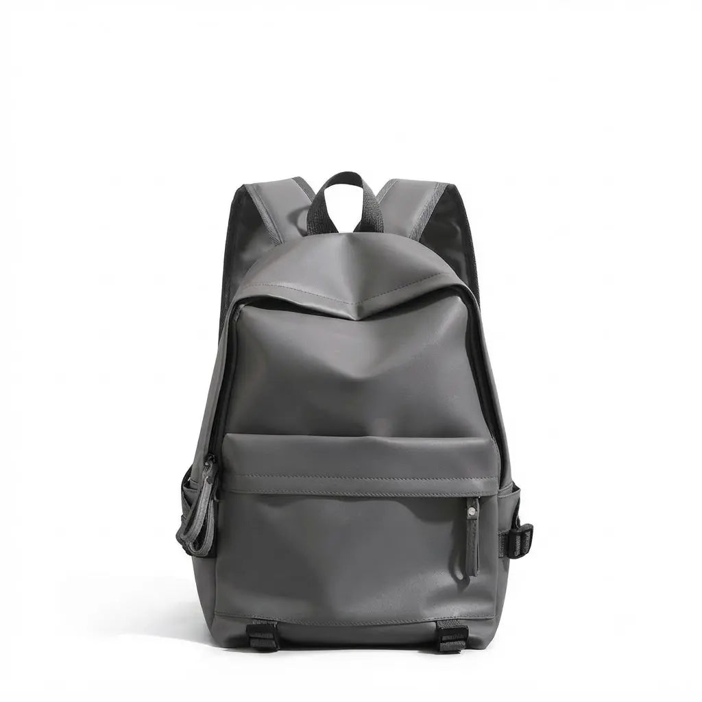 Plain Waterproof College Backpack - Lightweight Casual Daypack, Nylon Multi Compartment Book Bag for School, 15.6-Inch Padded Laptop Compartment, Travel Daypack for Men & Women, Tiktok Shop Back to School Item