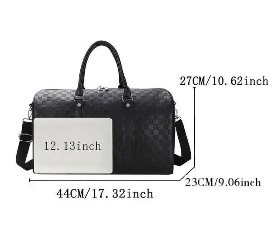 Durable Spacious Weekender Duffel Bag - Lightweight with Toiletry Bag for Women & Men, Ideal Overnight Handbag for Gym Workouts & Weekend Getaways